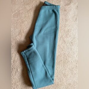 Elegant Teal Lined Leggings for Women